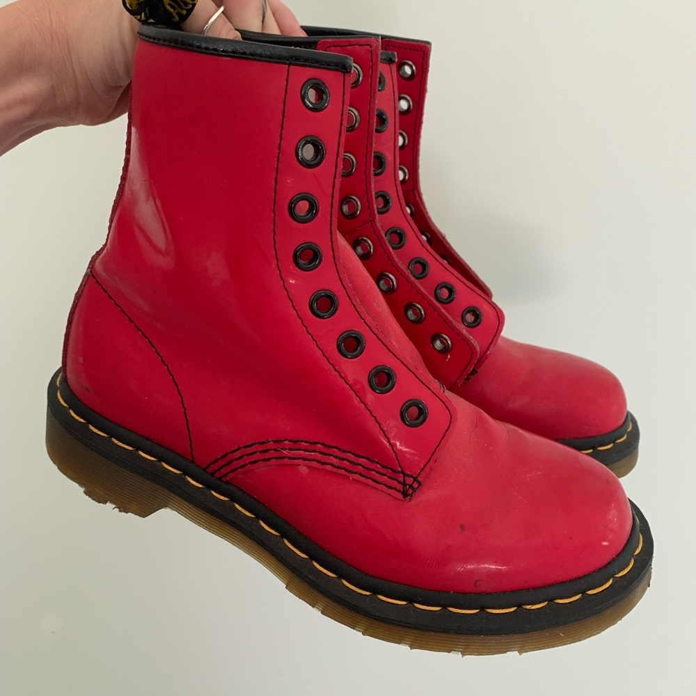 COPY - RARE Dr. Martens Patent Leather Boots